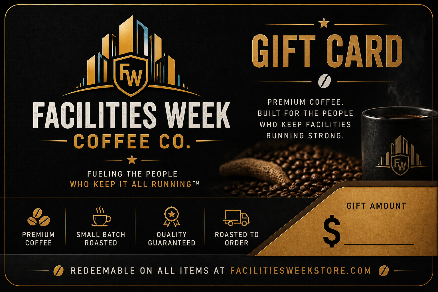Facilities Week Coffee Gift Card